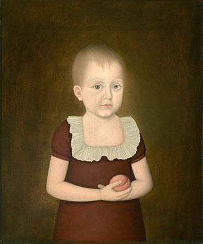 Child with a Peach